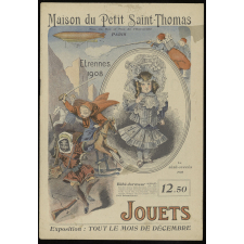 Maison du Petit Saint-Thomas, Paris. Etrennes 1908, jouets.
