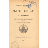 Histoire littéraire du peuple anglais : Des origines à la renaissance