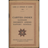 Cartes Index : Glossaire, Documents annexes, Rapport général