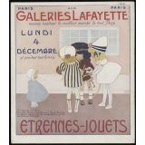 Aux Galeries Lafayette, Paris. Étrennes, jouets.