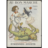 Au Bon Marché, Paris 1919. Étrennes, jouets.