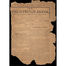 The Anglo-French Journal pour l'étude pratique et simplifiée de la langue anglaise