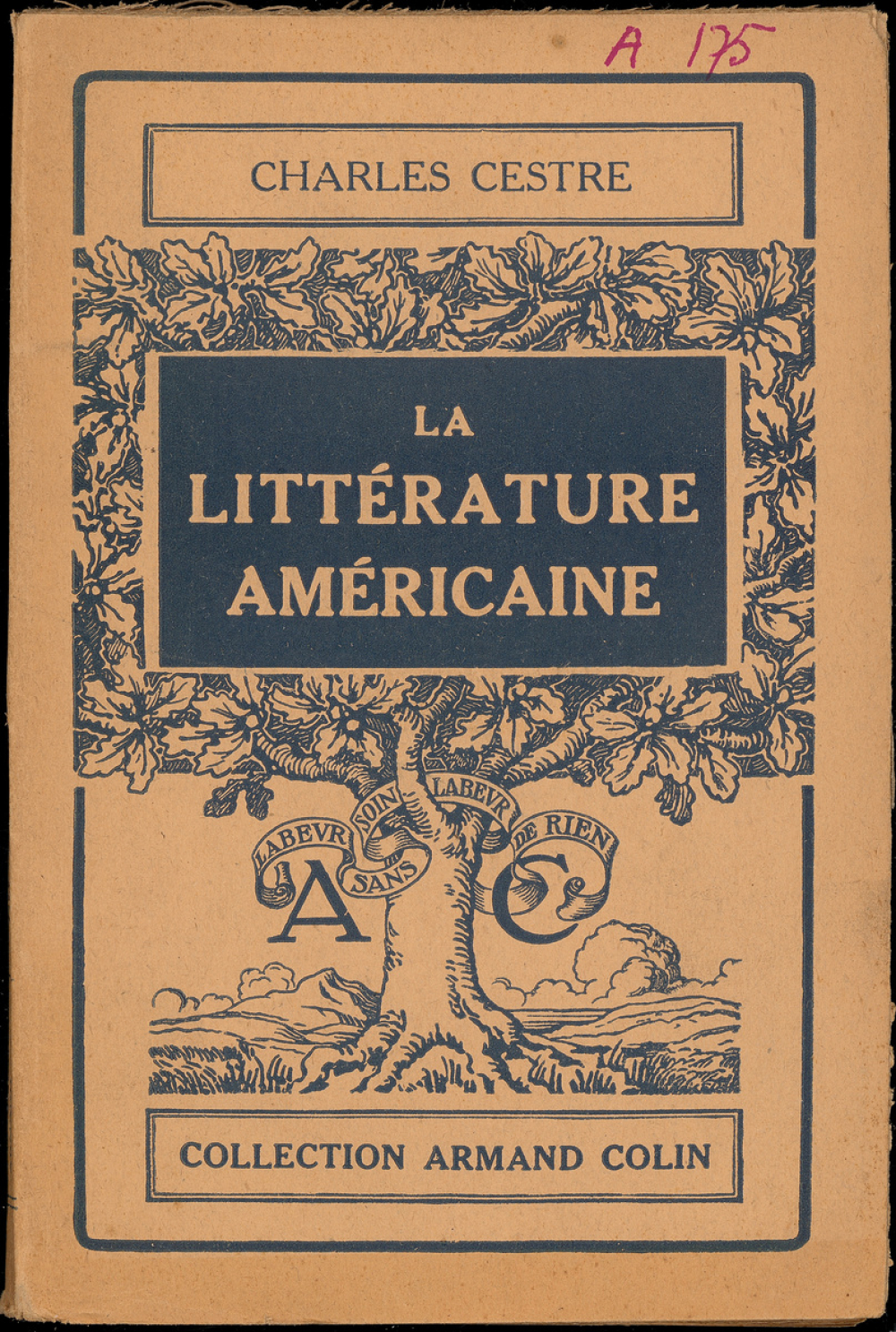 La Littérature américaine.

