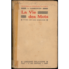 La vie des mots étudiée dans leurs significations