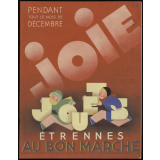 Au Bon Marché, Paris. Étrennes