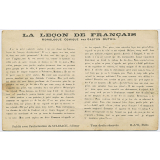 La Leçon de français - Monologue comique par Gaston Duthil.
