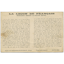La Leçon de français - Monologue comique par Gaston Duthil.
