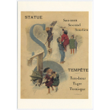 Alphabet de la phosphatine Falières - Lettres S et T.