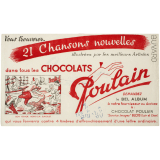 Buvard publicitaire. Chocolats Poulain. Bon voyage Monsieur Dumollet.