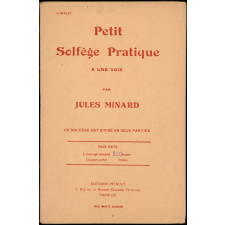 Petit solfège pratique très élémentaire à une voix à l'usage des commençants.