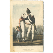 Les Maîtres de l'estampe - Epoque Louis XVIII - L'œuvre de Carle Vernet - Gravure de Debucourt - La Bonne d'Enfans en Promenade.
