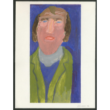 Production plastique fonds Burel. Portrait du professeur.