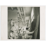 Atelier de peinture. Peinture d'appartement. Atelier école 248 avenue Gambetta.