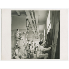 Atelier de peinture. Peinture d'appartement. Atelier école 248 avenue Gambetta.