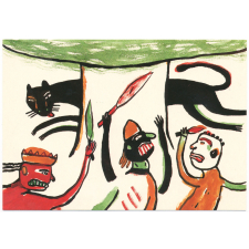 Souvenirs de lectures d'enfance - La bibliothèque de l'Heure Joyeuse fête ses 70 ans, 1924-94 - Série anniversaire n° 9 - La Grande panthère noire par Mireille Vautier.