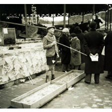 Vendeur de poissons rouges.