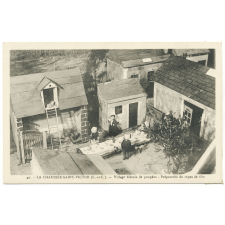 40 - La Chaussée-Saint-Victor (L.-et-C.) - Village blésois de poupées - Préparatifs du repas de fête.
