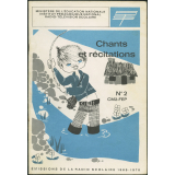 Recueil de chants et de textes de récitation. Livret n°2. CM2 - FEP.