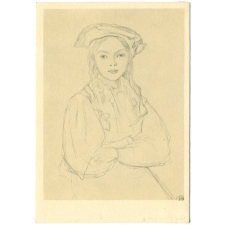 49 - J.B. Corot - Fillette au béret - Young girl with a beret (Musée de Lille).