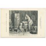 Les Maîtres de l'estampe au XVIIIe siècle - L'œuvre de Chardin - Gravure de C.-N. Cochin - La Blanchisseuse.
