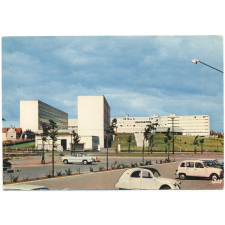 Caen - 1353 - Vue générale vers le lycée de jeunes filles (R. Camelot, G. Richard etP. Daubin Archit. DPLG).