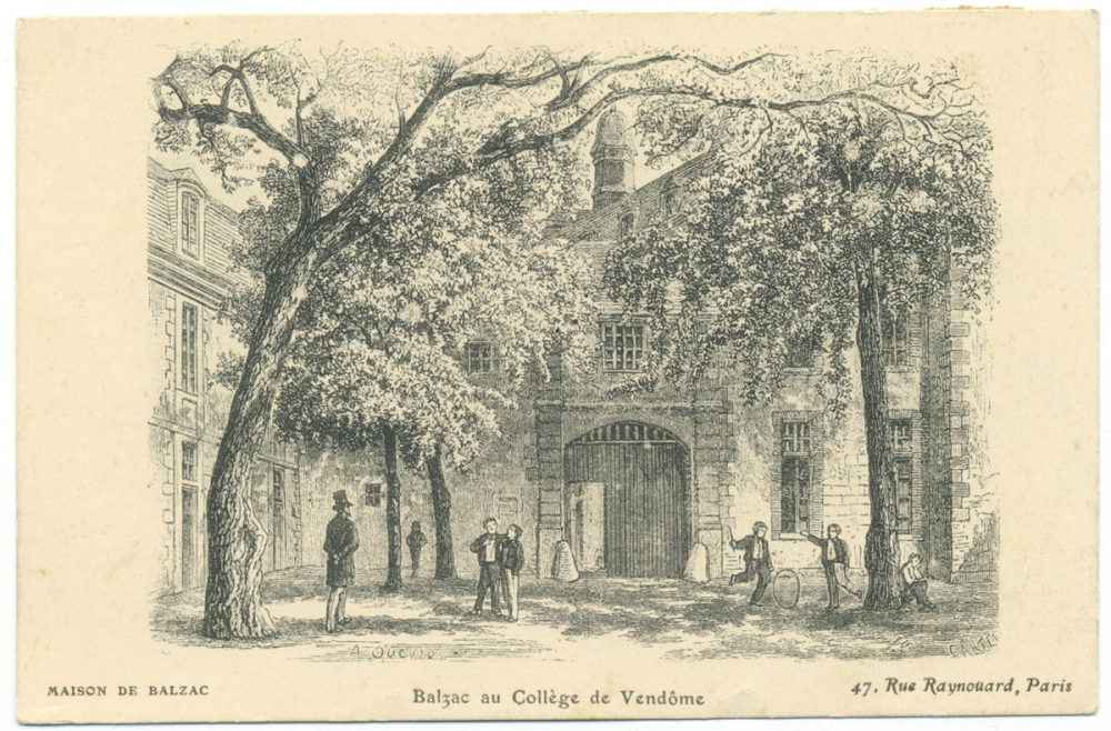 Balzac au Collège de Vendôme - Maison de Balzac - 47, Rue Raynouard, Paris
