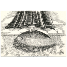 Souvenirs de lectures d'enfance - La bibliothèque de l'Heure Joyeuse fête ses 70 ans, 1924-94 - Série anniversaire n° 10 - Voyage à dos de baleine par Pef.
