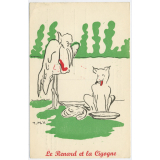 Le Renard et la Cigogne.