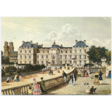 G22 - Paris du temps jadis - Le Palais et les Jardins du Luxembourg.