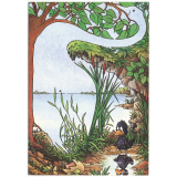 Souvenirs de lectures d'enfance - La bibliothèque de l'Heure Joyeuse fête ses 70 ans, 1924-94 - Série anniversaire n° 8 - Le Vilain petit canard par Claude Ponti.