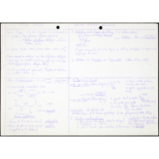 Cahier de sciences naturelles.