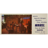 Buvard publicitaire. Marel. 