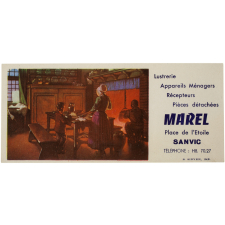 Buvard publicitaire. Marel. 