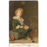Bubbles - By Sir John Millais, Bt., P.R.A. - After the Original in the possession of Messrs. Pears.