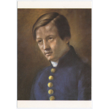 Reproduction du portrait de Didier Netzer (1821-1912), camarade de collège de Louis Pasteur à Besançon
