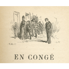 En congé.