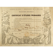 Certificat d'études primaires. 