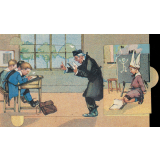 Scène de classe. Image coulissante. 