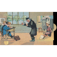 Scène de classe. Image coulissante. 