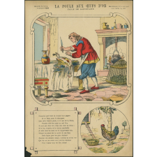 La poule aux œufs d'or : fable de Lafontaine