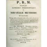 P, B, M. français alphabet philosophique ou nouvelle méthode de lecture