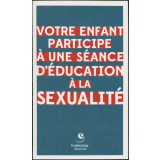 Votre enfant participe à une séance d'éducation à la sexualité