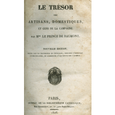 Le trésor des artisans, domestiques et gens de la campagne