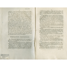 Plan d'Education Nationale de Michel Lepelletier prérenté (sic) à la Convention par Maximilien Robespierre