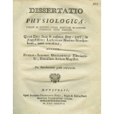 Dissertatio physiologica utrum ab accumulatione sangunis in corpore cavernoso penis erectio. Quam Deo duce & auspice Dei - parâ, in Augustissimo Ludoviceo Medico Montpeliensi, tueri conabitur, pro Baccalaureatûs gradu consequendo