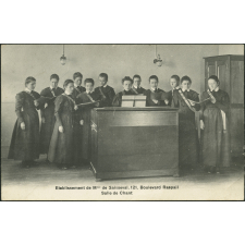 Etablissement de Mme de Saisseval, 121, Boulevard Raspail : Salle de Chant
