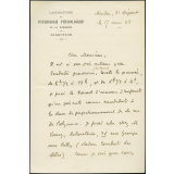 Lettre d'Alfred Binet à Lucien Descaves