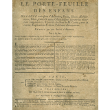 Le porte-feuille des enfans : mélange intéressant d'animaux, fruits, fleurs, habillemens, plans, carres et autres objets dessinés suivant des réductions comparatives