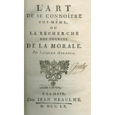 L'art de se connoître soi-même ou la recherche des sources de la morale