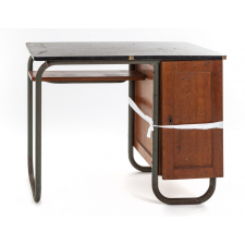 Bureau de maître tubulaire, plateau formica